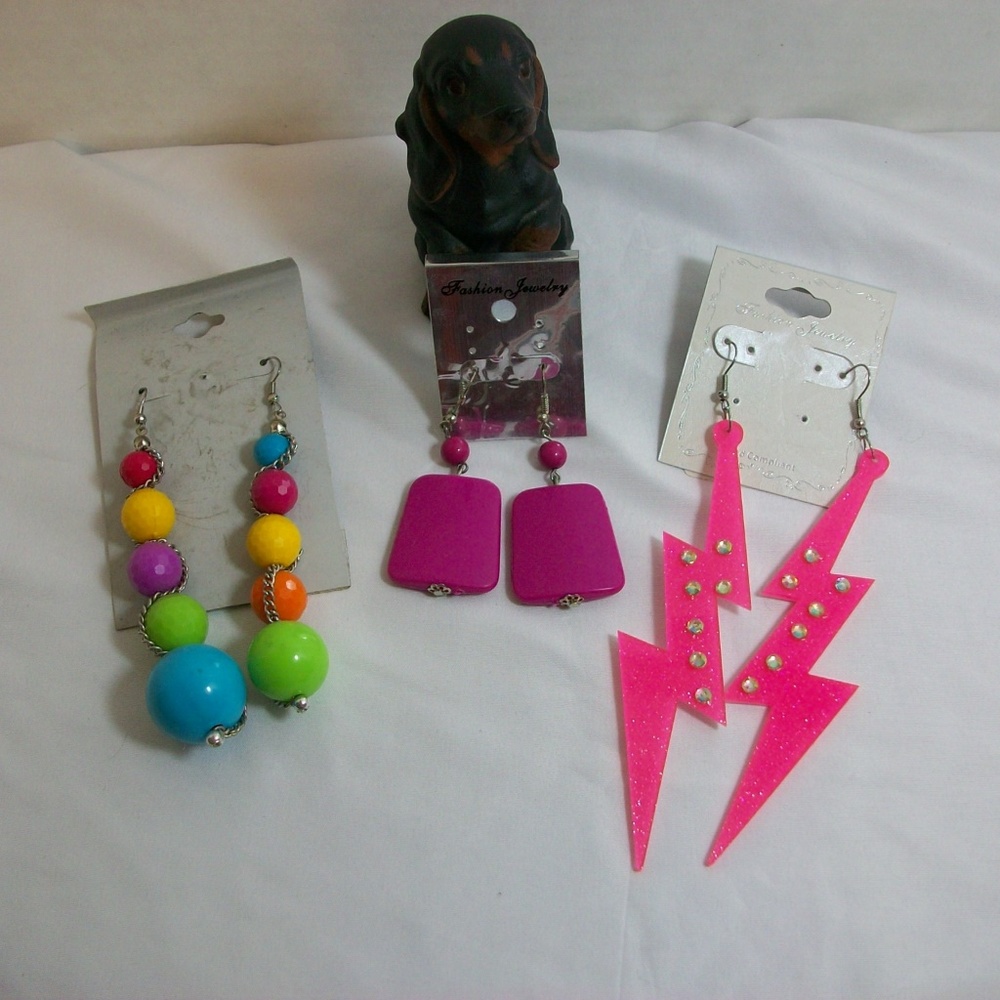 🌞Fashion Jewelry Trio of Drop Earrings